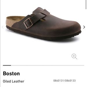 Boston Birkenstock brown leather